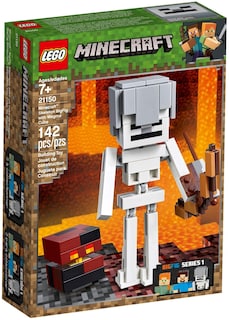 Foto 1 | Juguete Lego Minecraft Skeleton Bigfig Con Magma Cube 21150 - Venta Internacional.