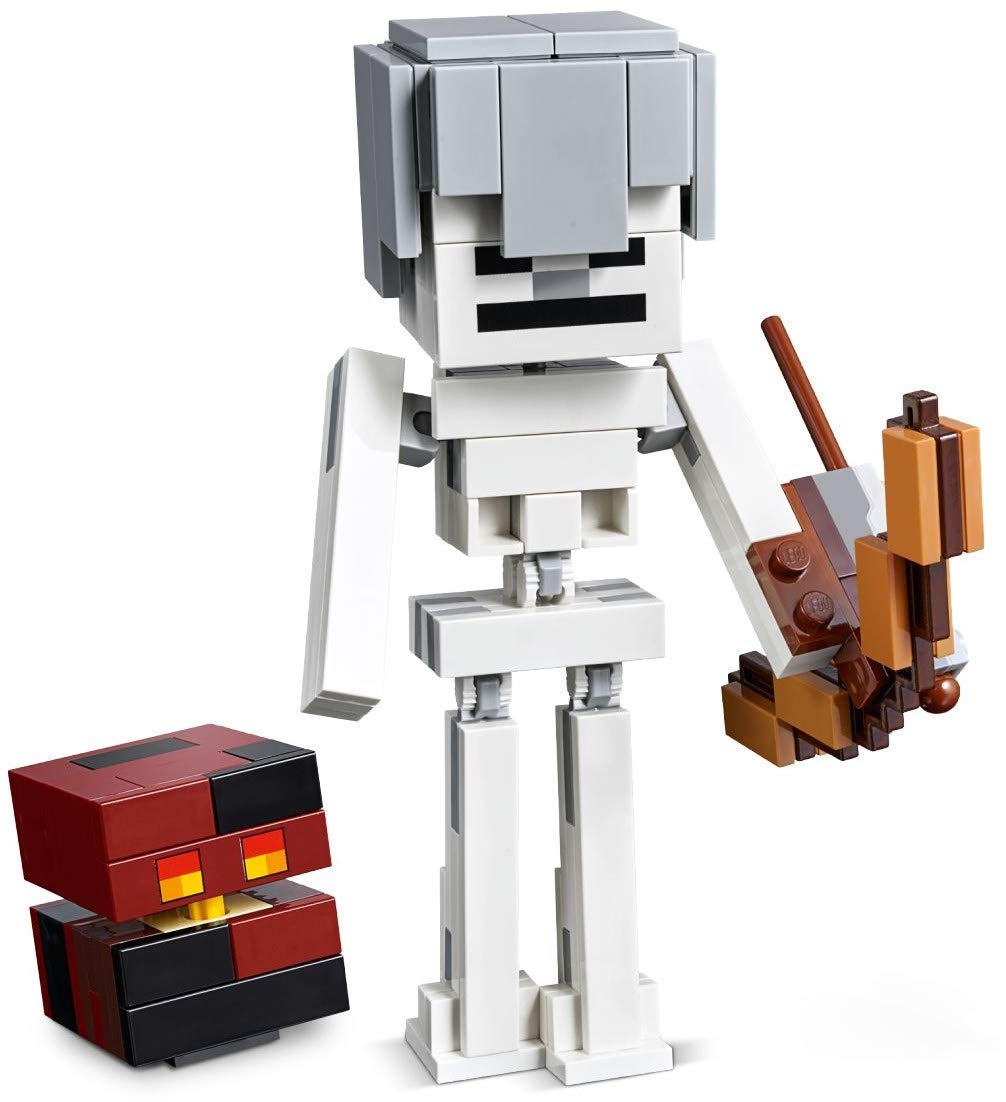 Foto 2 | Juguete Lego Minecraft Skeleton Bigfig Con Magma Cube 21150 - Venta Internacional.