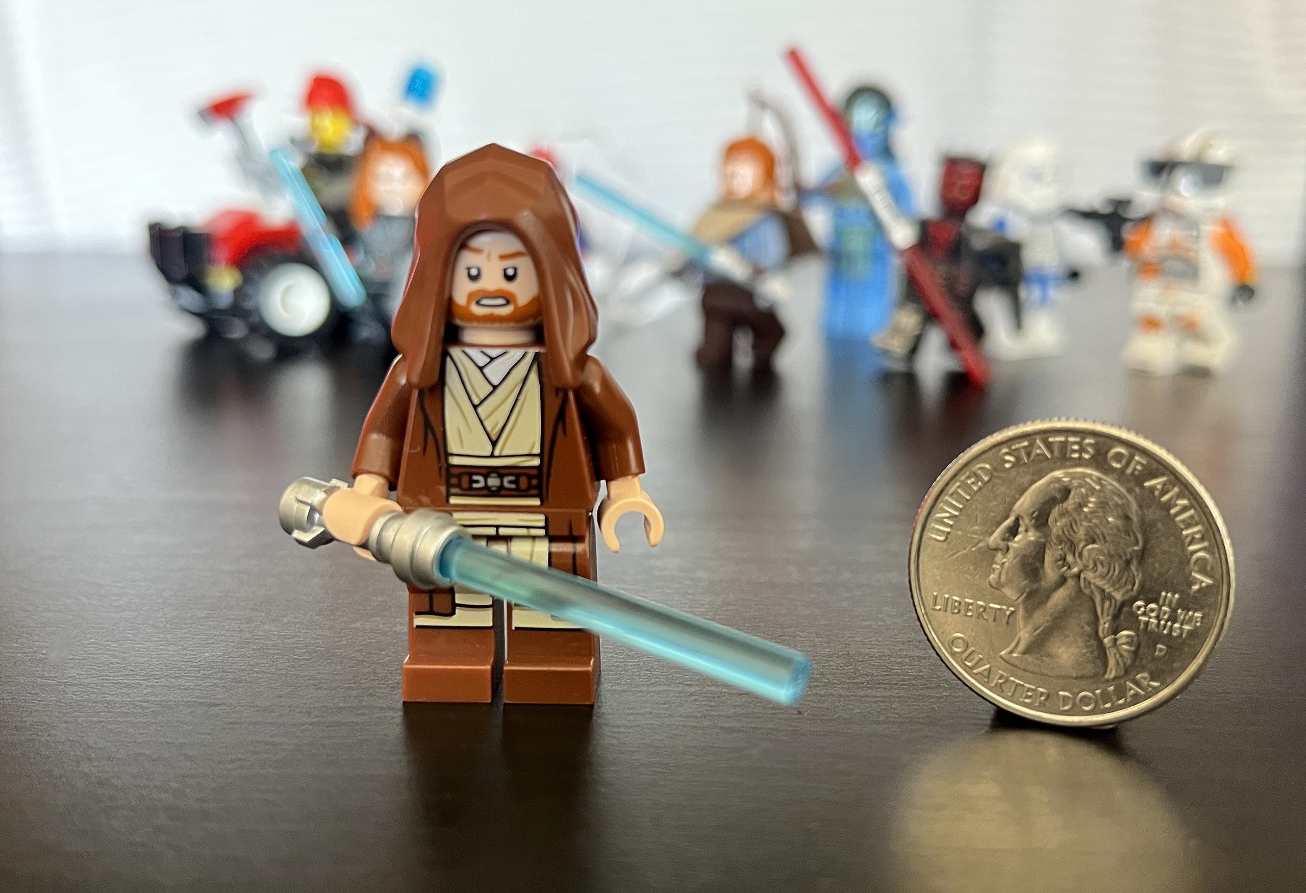 Foto 4 pulgar | Minifigura Lego Star Wars Episodio 2 La Guerra De Los Clones Obi-wan Kenob - Venta Internacional.