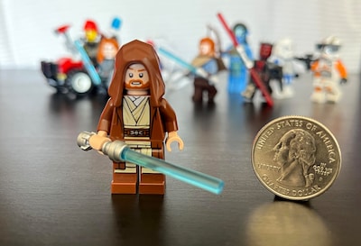Foto 3 | Minifigura Lego Star Wars Episodio 2 La Guerra De Los Clones Obi-wan Kenob - Venta Internacional.