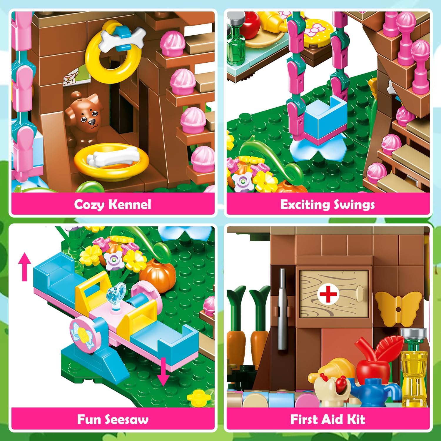 Foto 5 pulgar | Set De Construcción Hogokids Tree House Con Luz Led, 622 Piezas, A Partir De 6 Años - Venta Internacional.