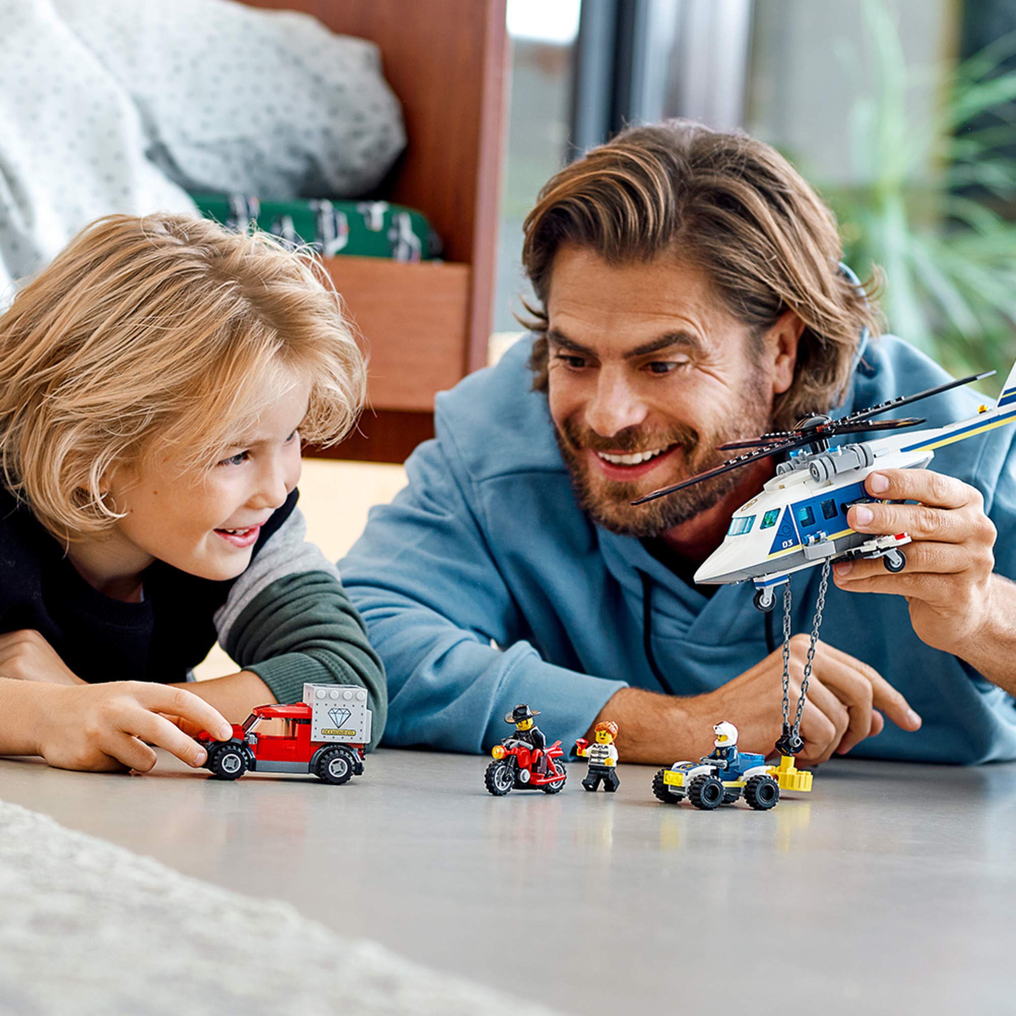 Foto 4 pulgar | Set de Construcción Lego City Police Helicopter Chase 60243 - Venta Internacional