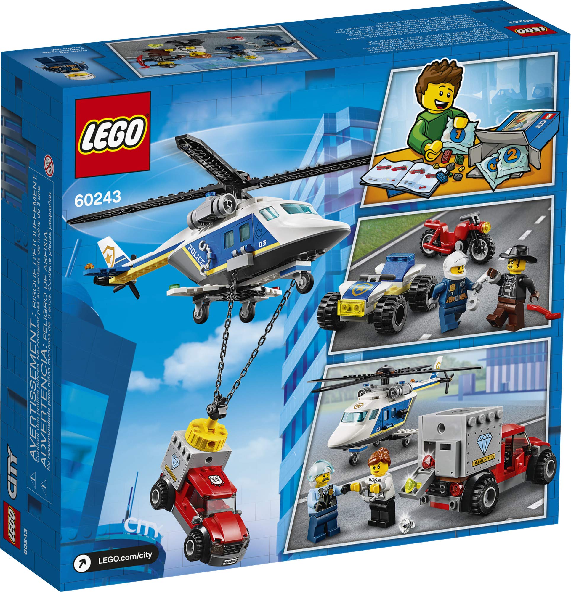 Foto 6 pulgar | Set de Construcción Lego City Police Helicopter Chase 60243 - Venta Internacional