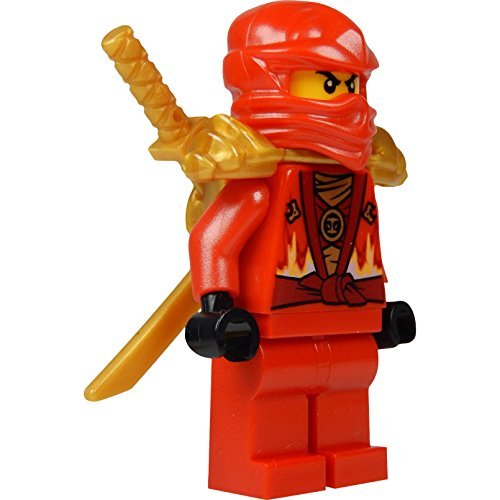 Foto 2 | Minifigura Lego Ninjago Kai Red Ninja Con 2 Espadas Doradas 2015 - Venta Internacional.