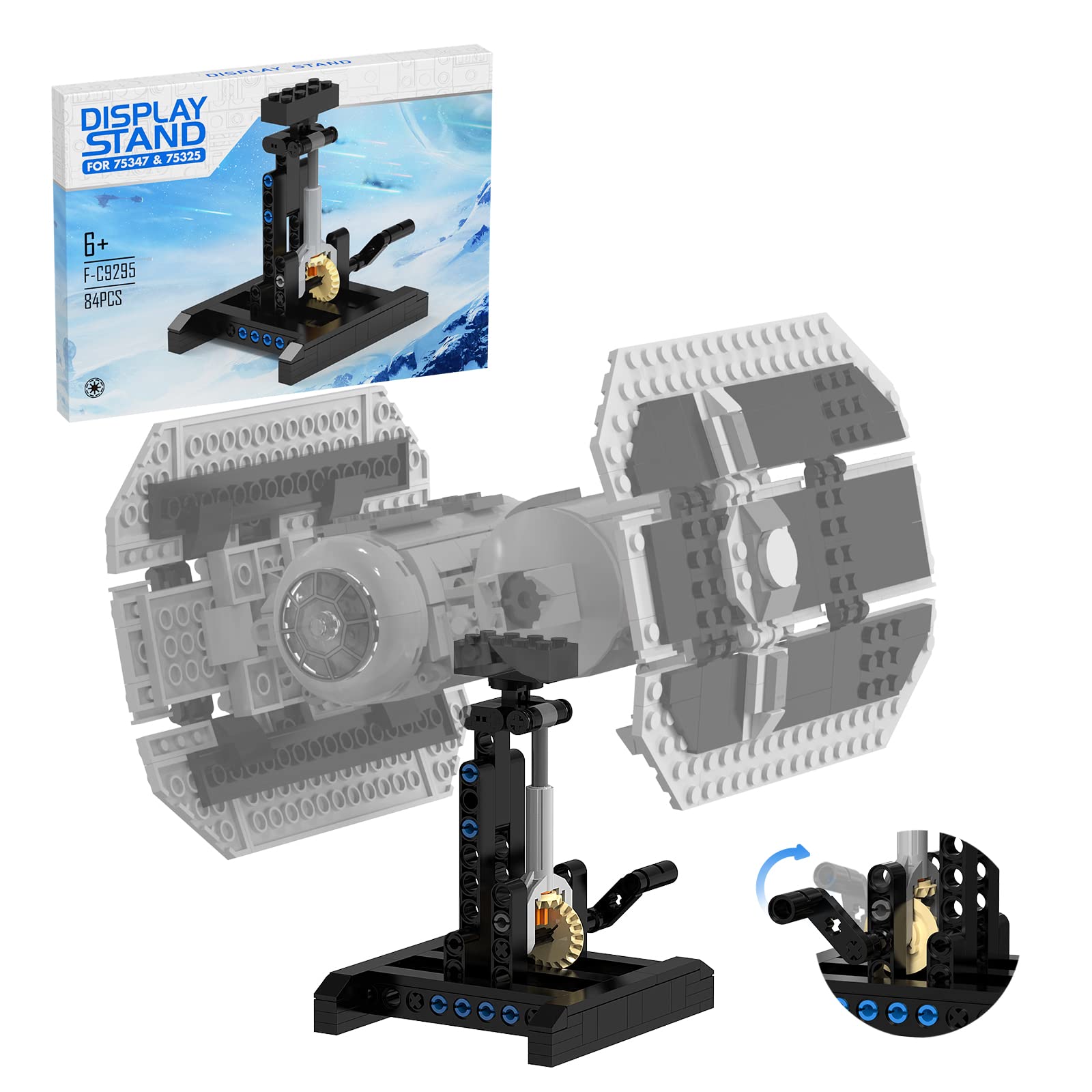 Foto 1 | Soporte De Exhibición Para Kit De Construcción Lego Tie Bomber 75347 - Venta Internacional.