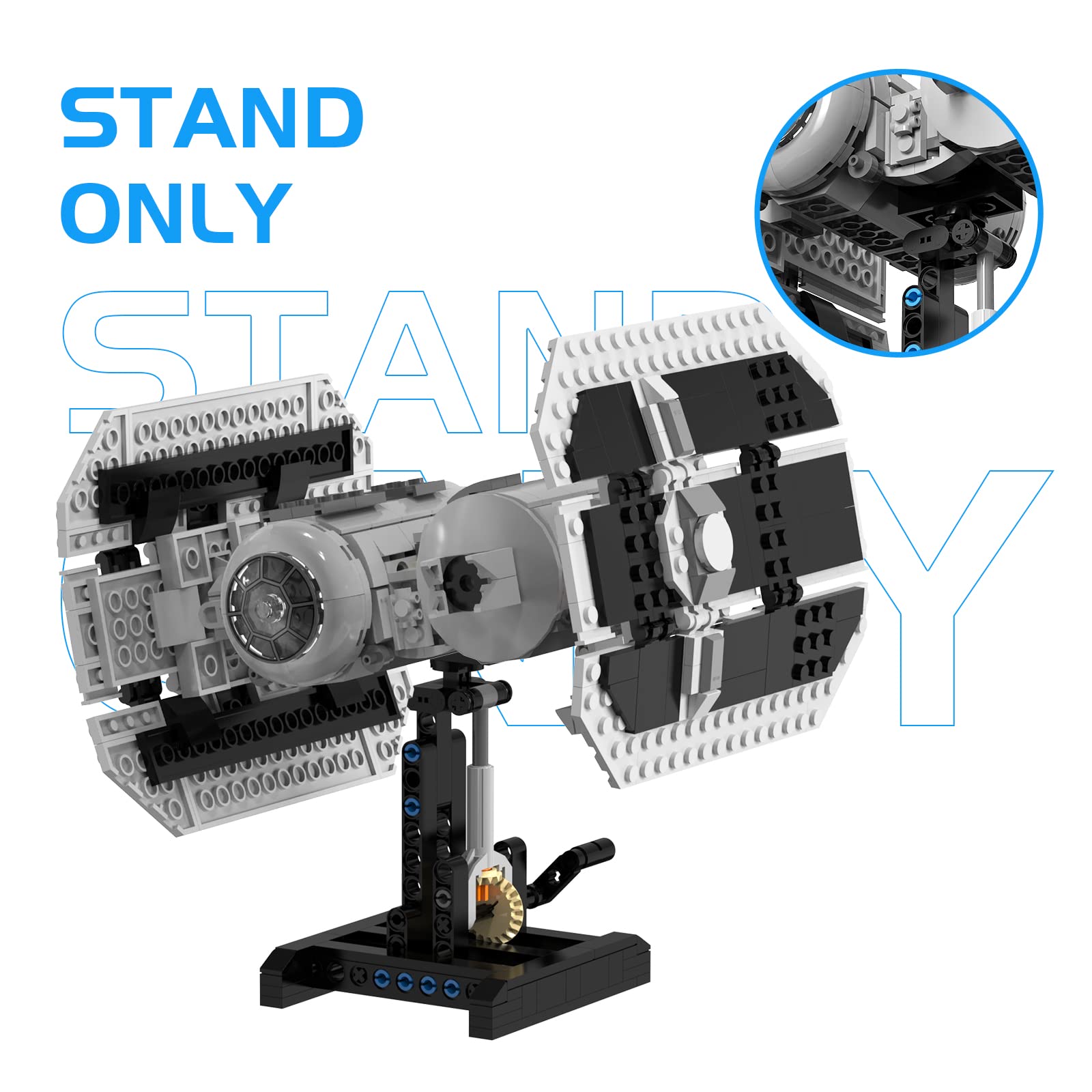 Foto 4 pulgar | Soporte De Exhibición Para Kit De Construcción Lego Tie Bomber 75347 - Venta Internacional.