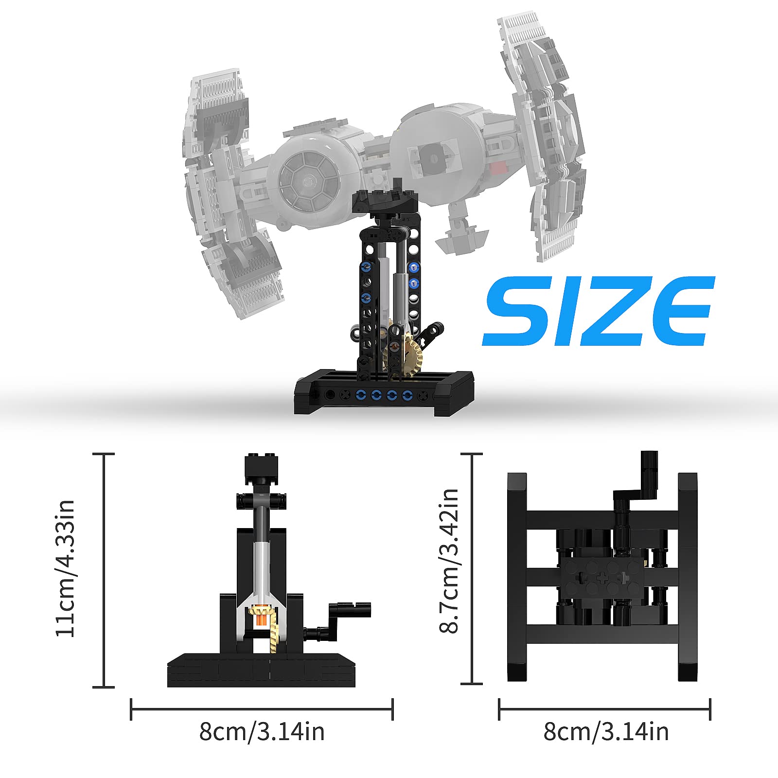 Foto 5 pulgar | Soporte De Exhibición Para Kit De Construcción Lego Tie Bomber 75347 - Venta Internacional.