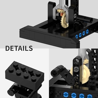 Foto 6 | Soporte De Exhibición Para Kit De Construcción Lego Tie Bomber 75347 - Venta Internacional.