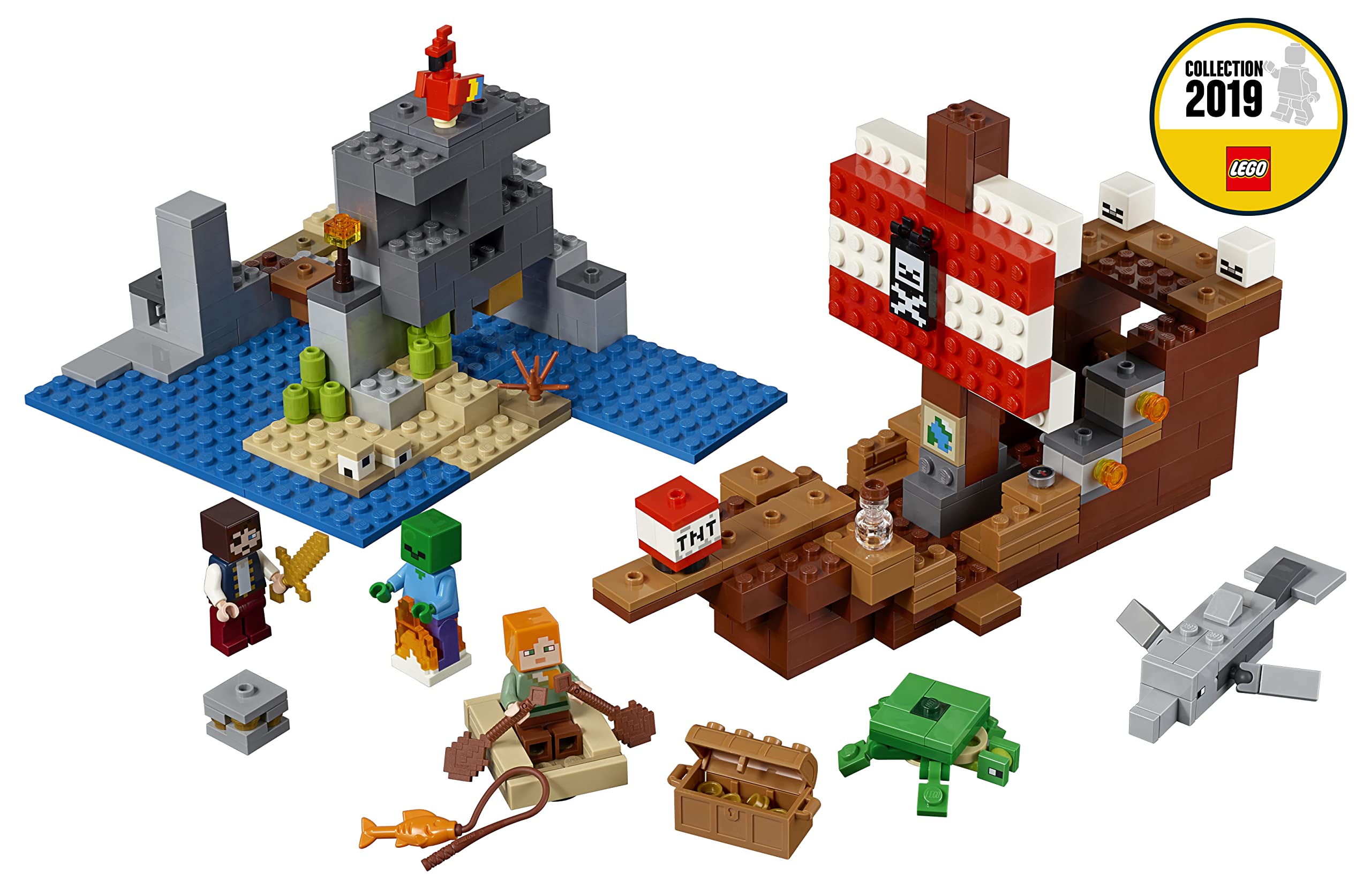 Foto 5 pulgar | Juguete Lego Minecraft Pirate Ship Adventure 21152 Con 386 Piezas - Venta Internacional.