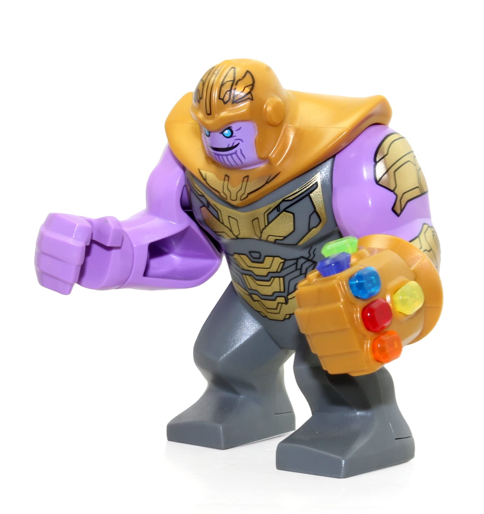 Foto 3 pulgar | Minifigura Lego Marvel Avengers Endgame Thanos Con Guantelete - Venta Internacional