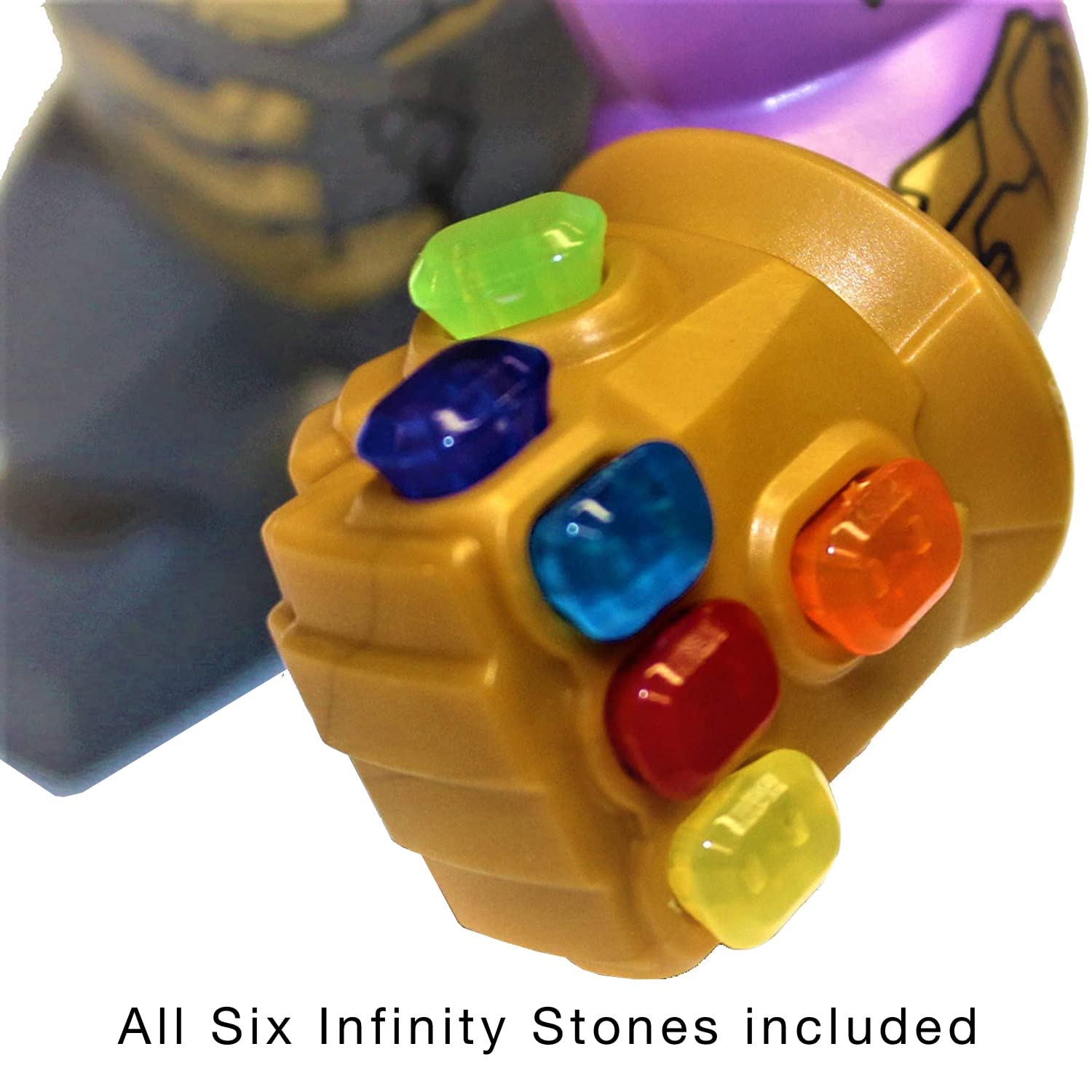 Foto 5 pulgar | Minifigura Lego Marvel Avengers Endgame Thanos Con Guantelete - Venta Internacional