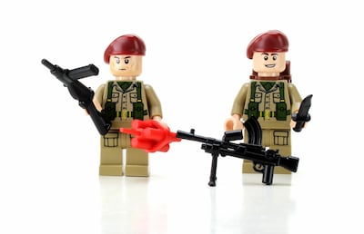 Foto 1 | Minifiguras Lego Battle Brick Soldados Británicos del Sas - Venta Internacional