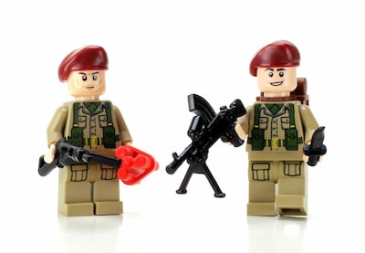 Foto 2 | Minifiguras Lego Battle Brick Soldados Británicos del Sas - Venta Internacional
