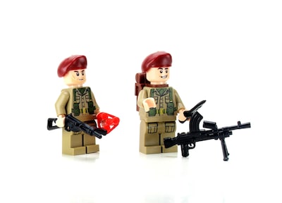 Foto 3 | Minifiguras Lego Battle Brick Soldados Británicos del Sas - Venta Internacional