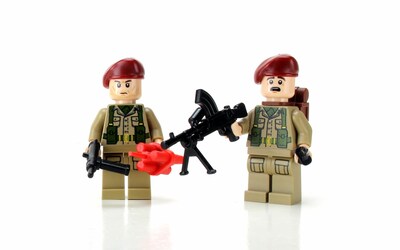 Foto 4 | Minifiguras Lego Battle Brick Soldados Británicos del Sas - Venta Internacional