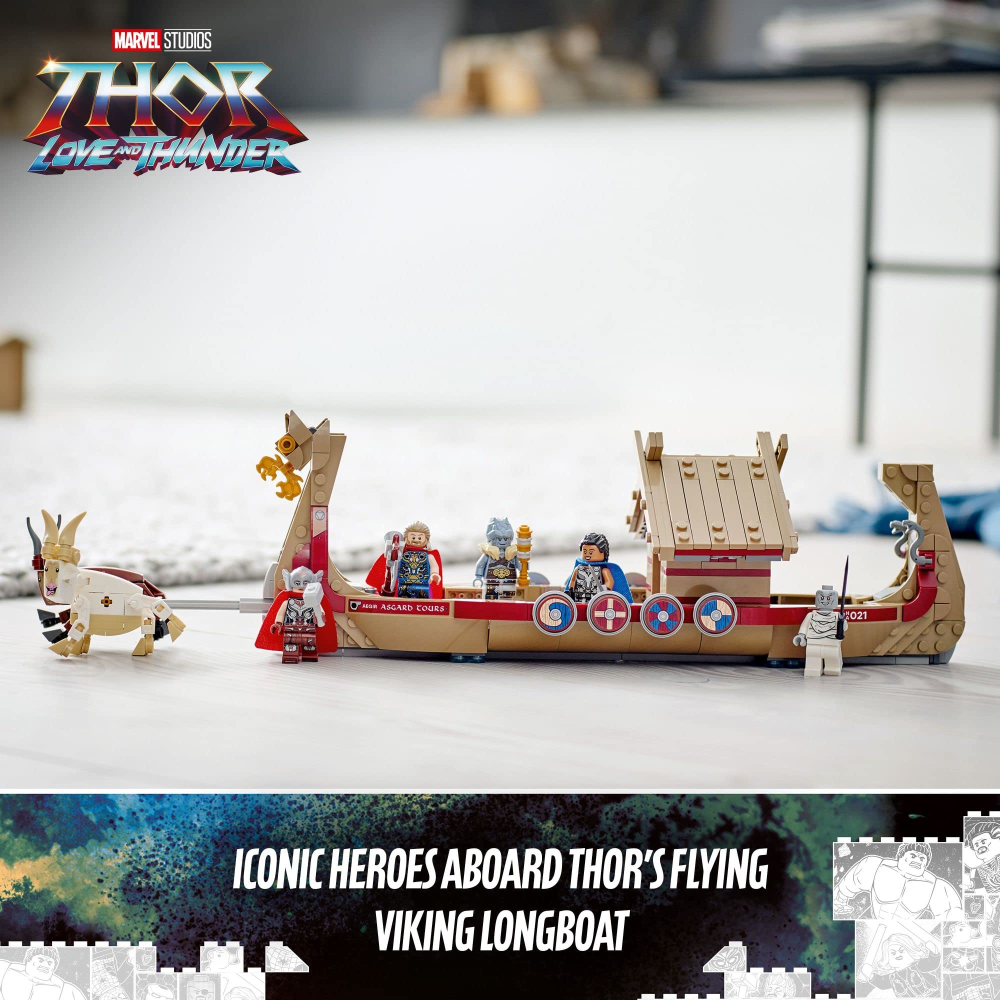 Foto 3 pulgar | Set de Construcción Lego Marvel The Goat Boat 76208 Thor 8+ - Venta Internacional