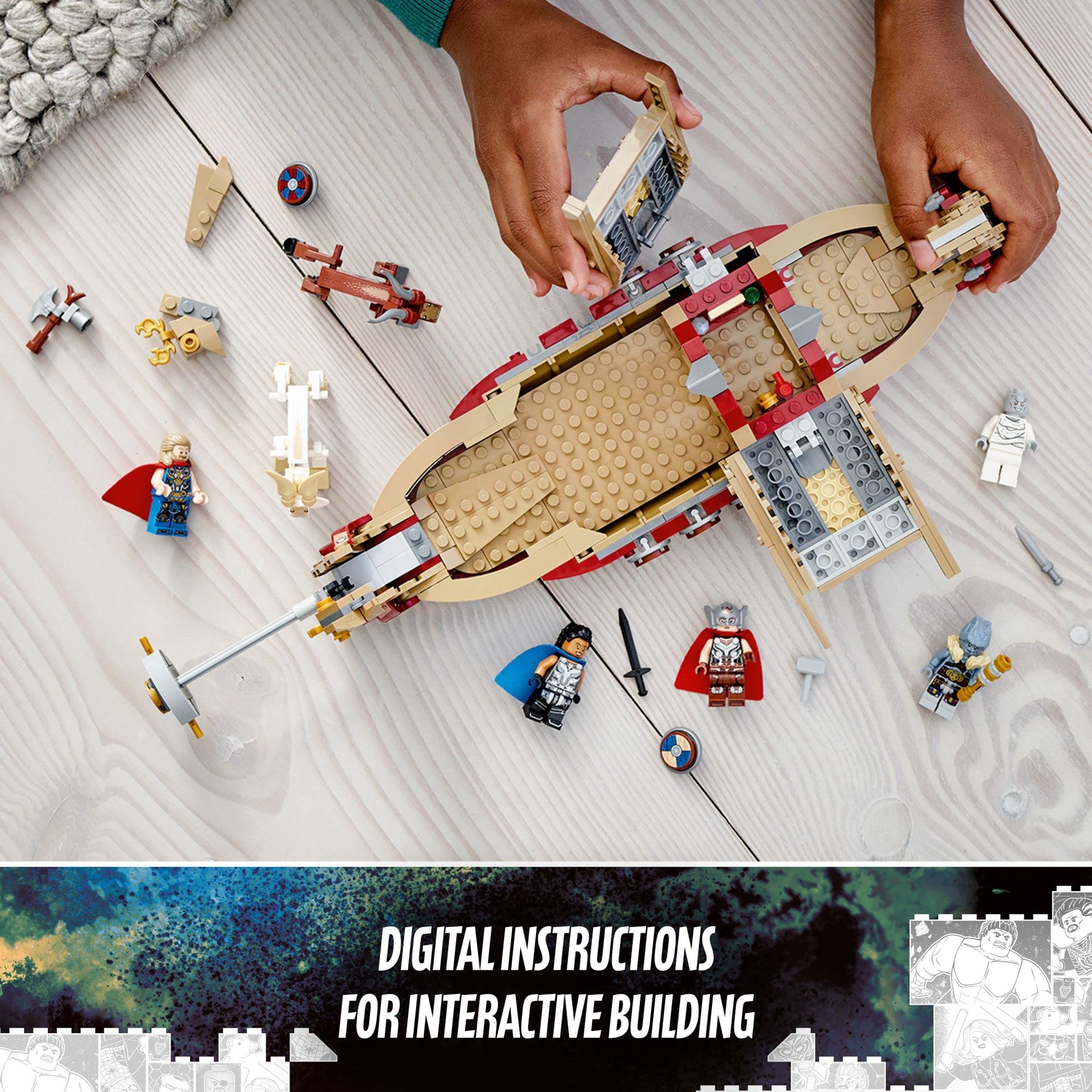 Foto 5 pulgar | Set de Construcción Lego Marvel The Goat Boat 76208 Thor 8+ - Venta Internacional