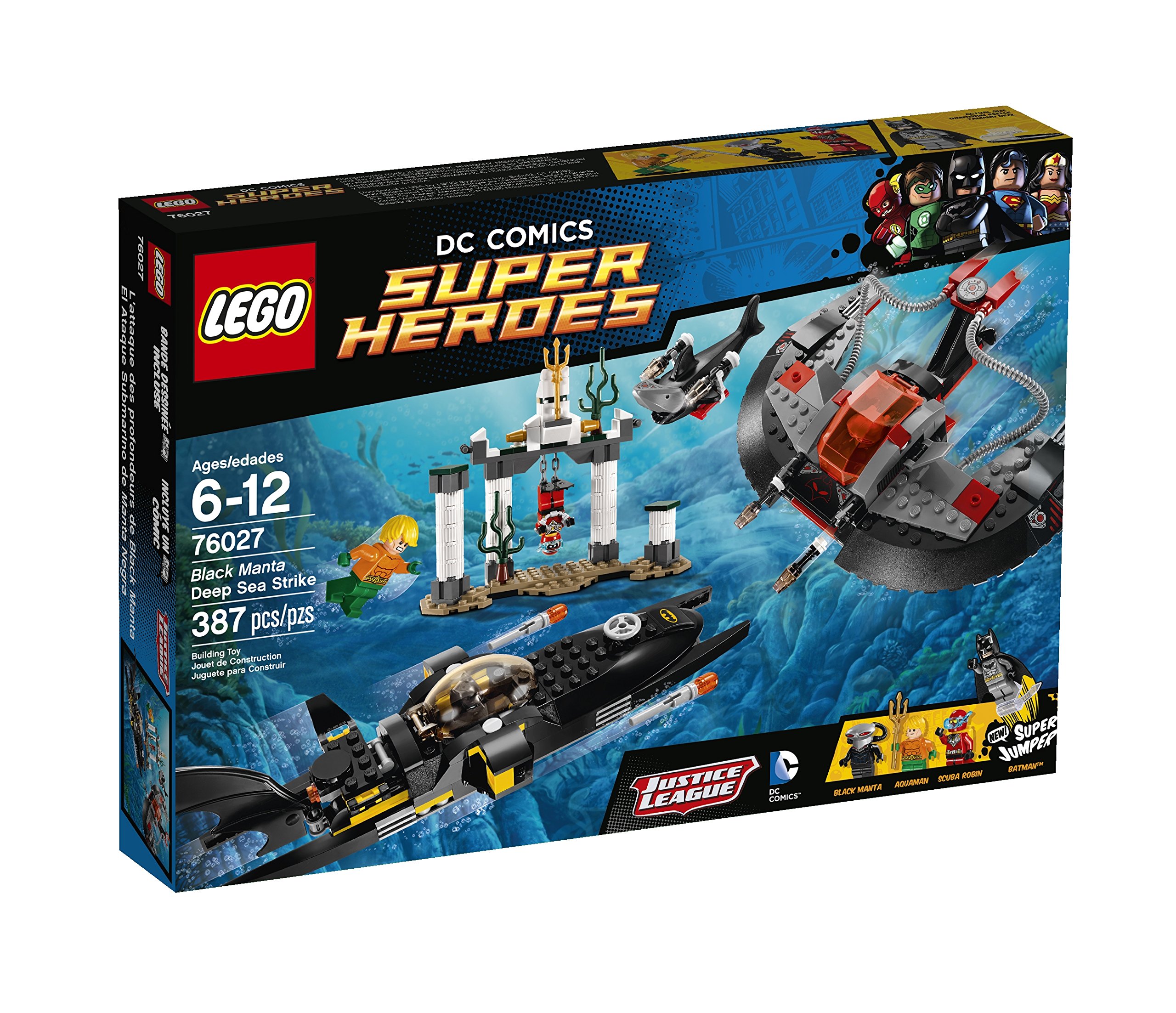 Set de Construcción Lego Superheroes Black Manta Deep Sea Strike 76027 - Venta Internacional