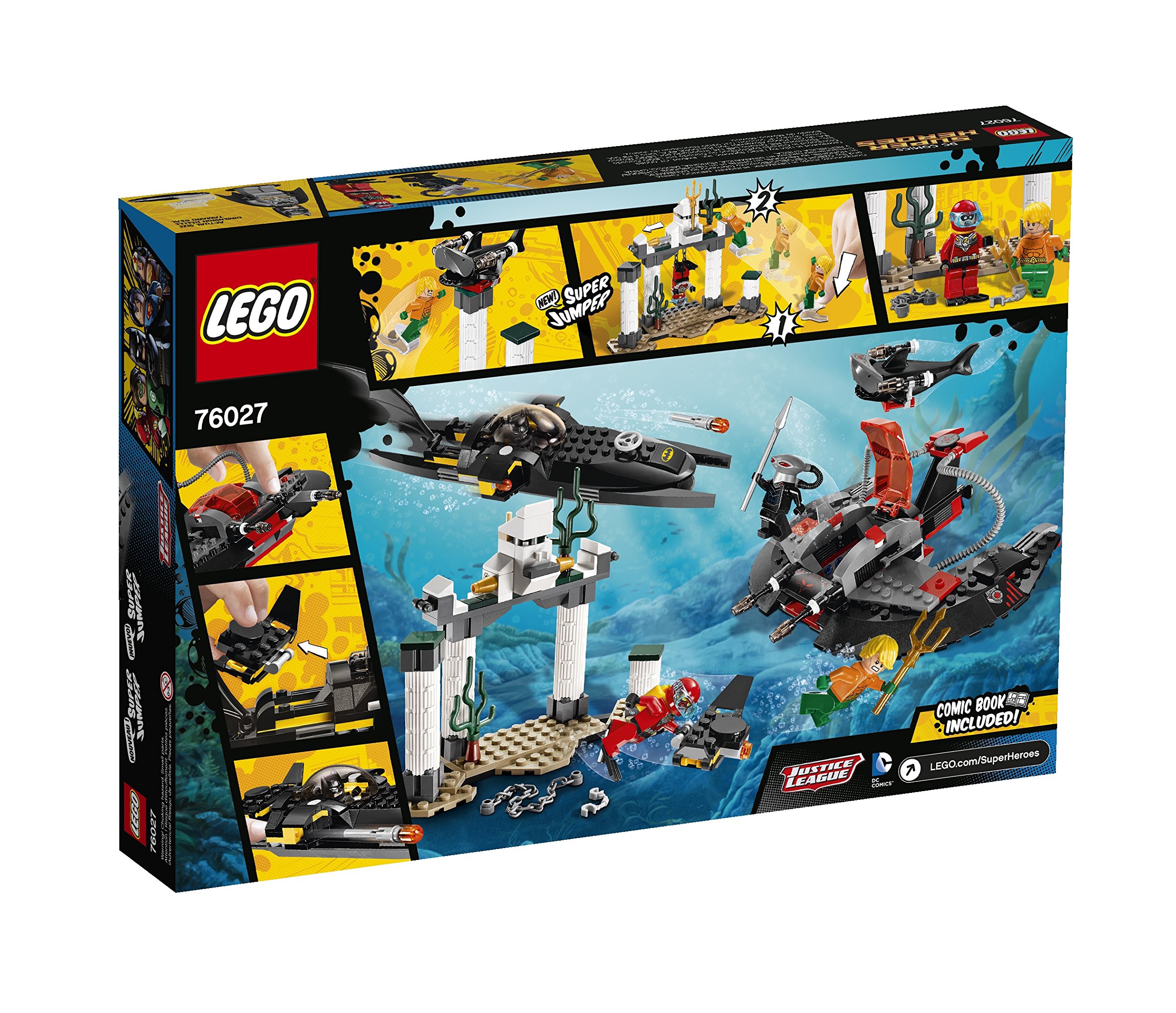 Foto 4 pulgar | Set de Construcción Lego Superheroes Black Manta Deep Sea Strike 76027 - Venta Internacional