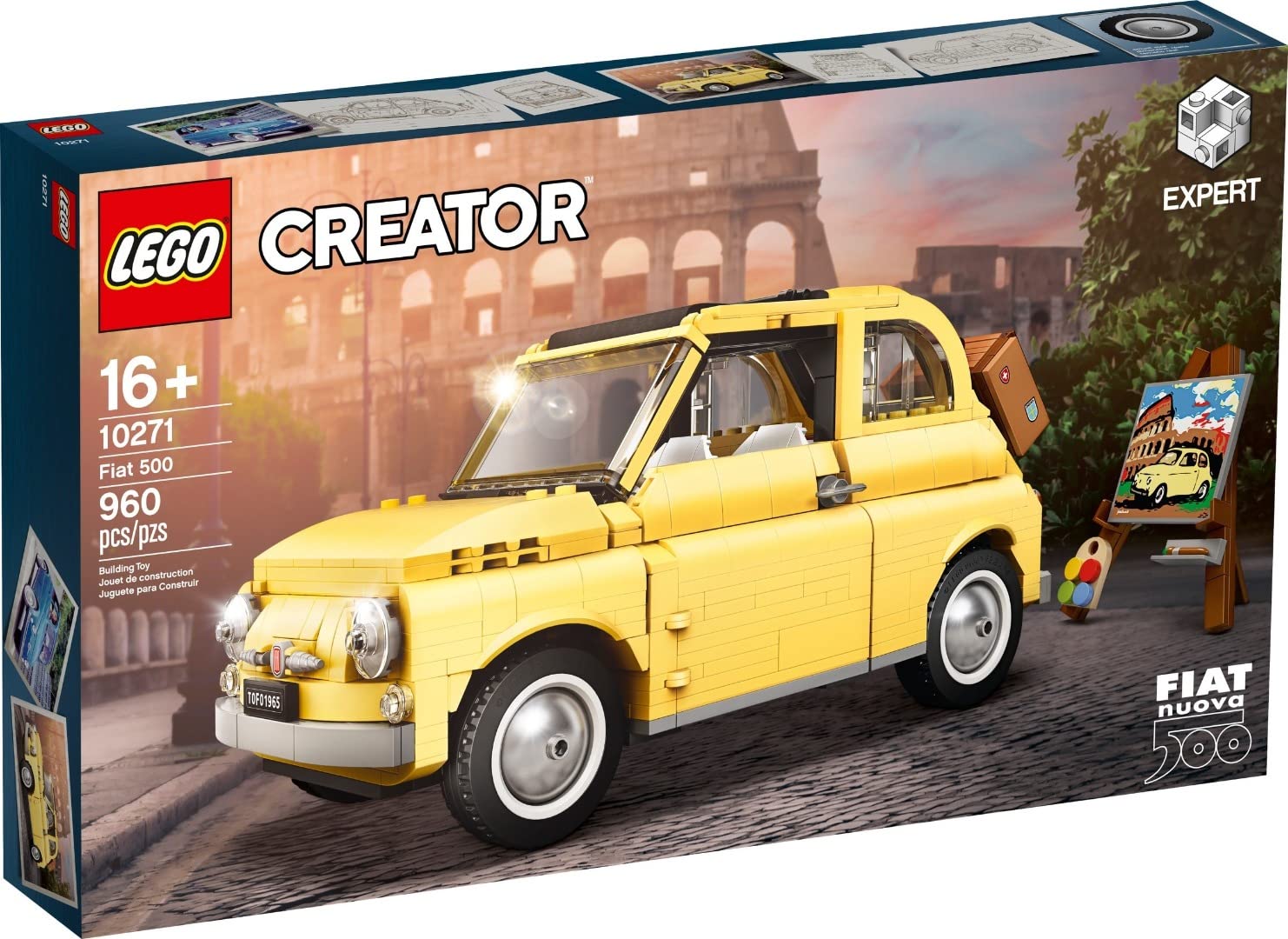 Foto 2 pulgar | Lego Creator Expert Fiat 500 10271 - Venta Internacional