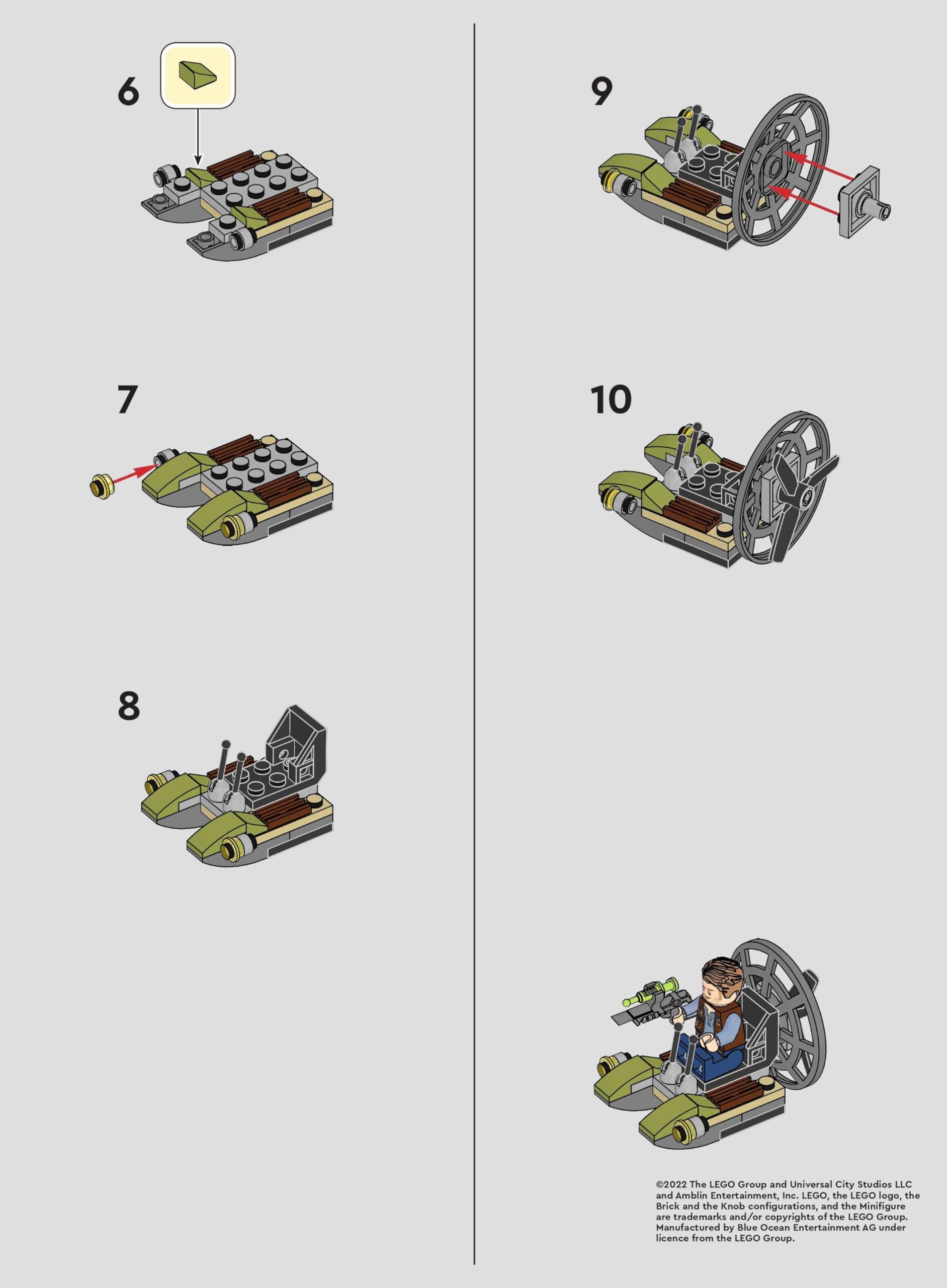 Foto 6 pulgar | Figura Lego Jurassic World Owen Con Hidrodeslizador Y Pistola Tranquilizante - Venta Internacional.