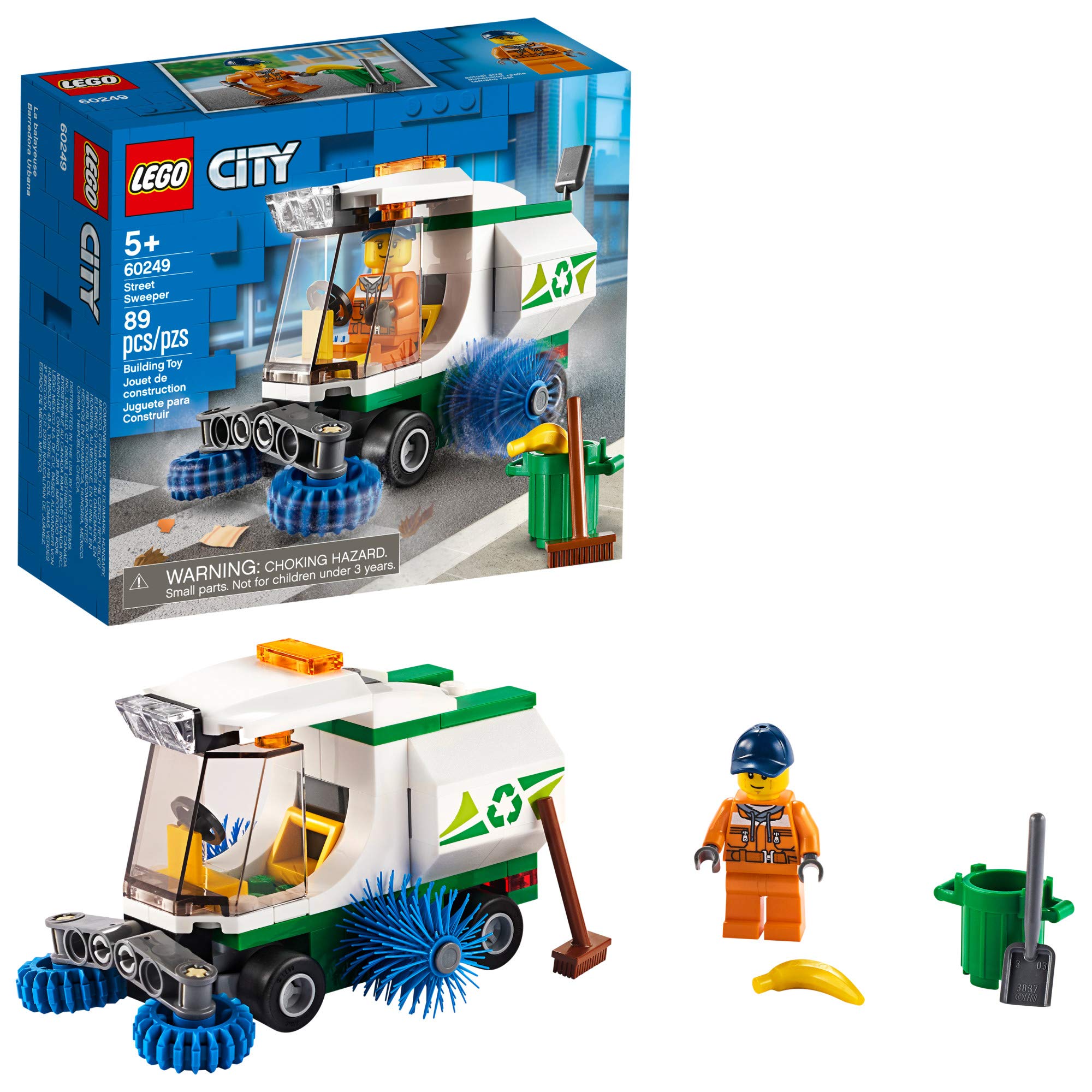 Foto 2 pulgar | Juguete De Construcción Lego City Street Sweeper 60249 (89 Piezas) - Venta Internacional.