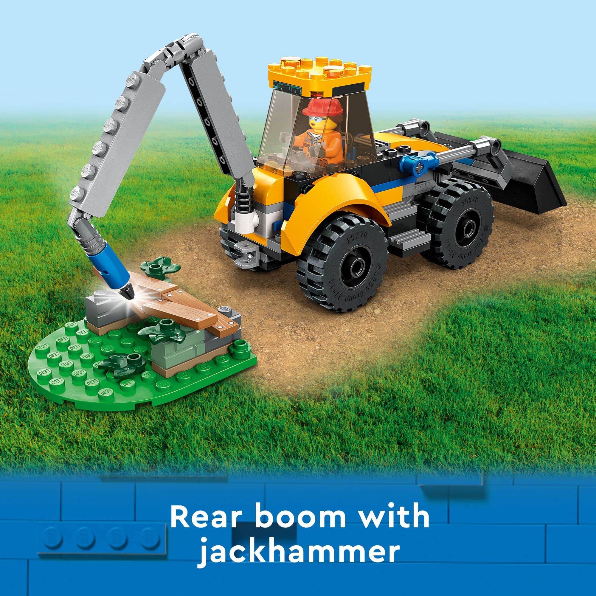 Foto 5 pulgar | Juguete de Construcción Lego City Construction Digger 60385 con Herramientas - Venta Internacional