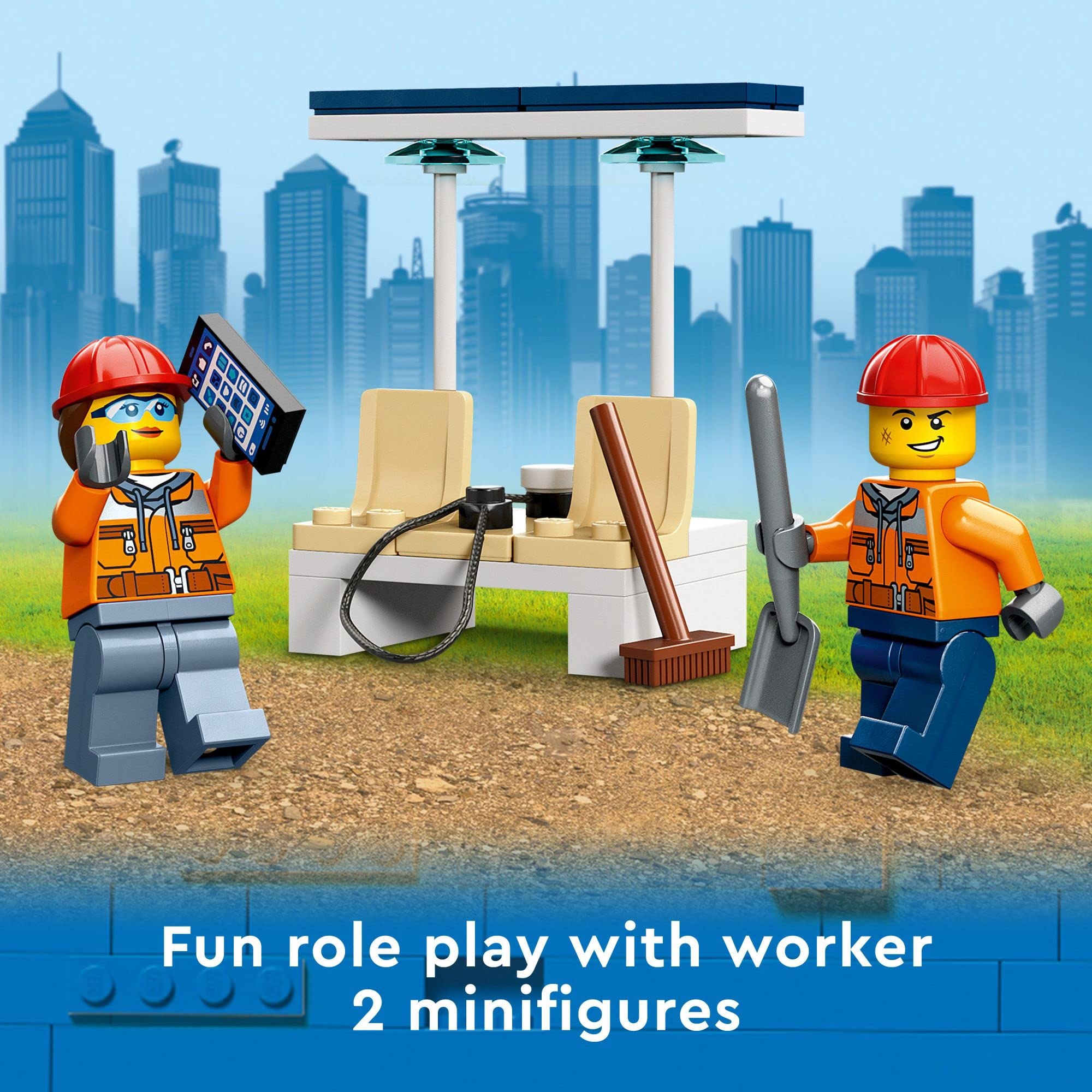 Foto 7 pulgar | Juguete de Construcción Lego City Construction Digger 60385 con Herramientas - Venta Internacional