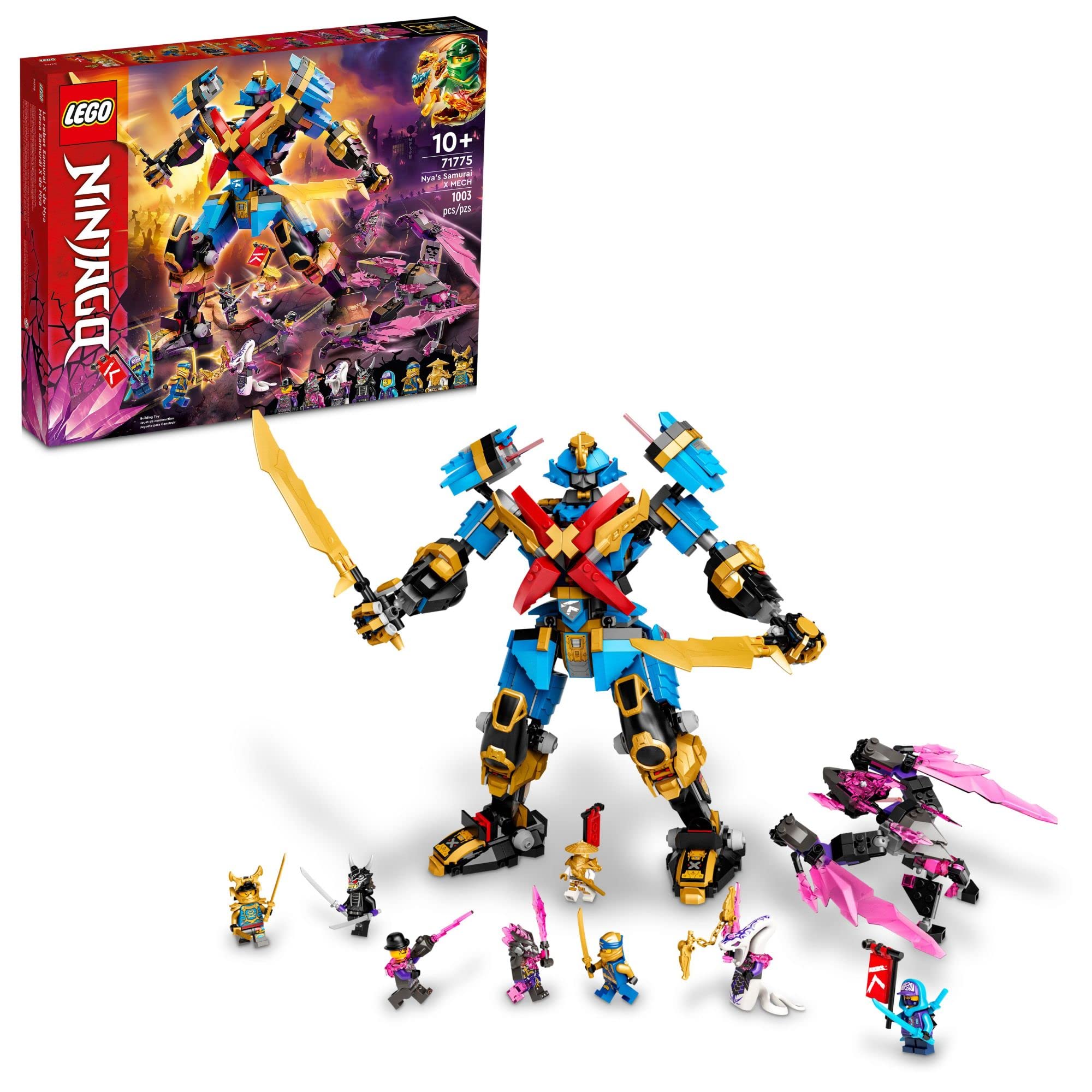 Foto 2 pulgar | Figura De Acción Lego Ninjago Nya's Samurai X Mech 71775 - Venta Internacional.