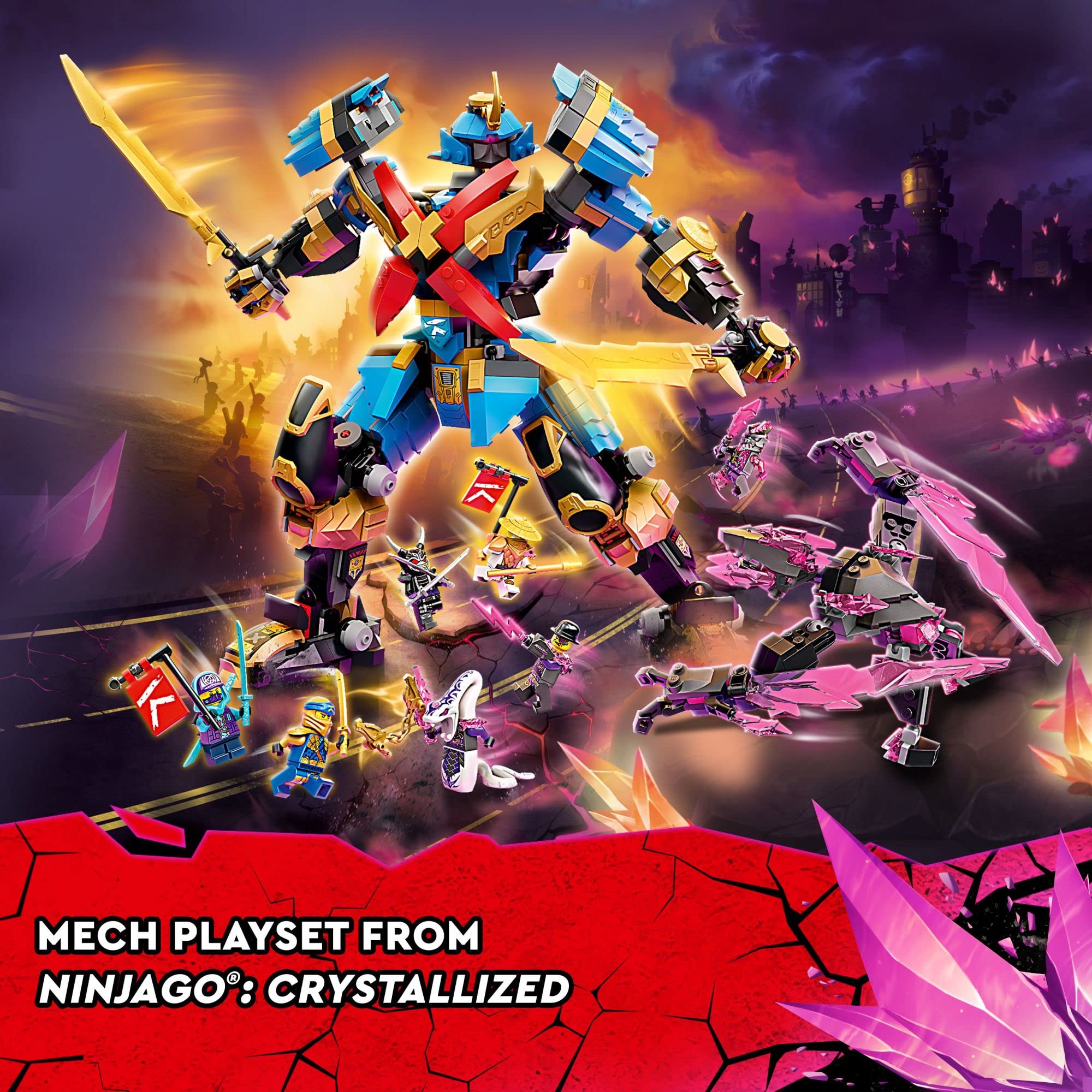 Foto 3 pulgar | Figura De Acción Lego Ninjago Nya's Samurai X Mech 71775 - Venta Internacional.