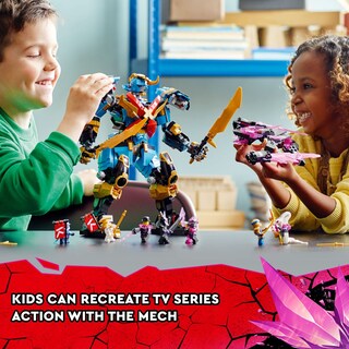 Foto 3 | Figura De Acción Lego Ninjago Nya's Samurai X Mech 71775 - Venta Internacional.
