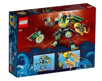 Foto 2 | Kit de Construcción Lego Ninjago Lloyd's Hydro Mech 71750 - Venta Internacional