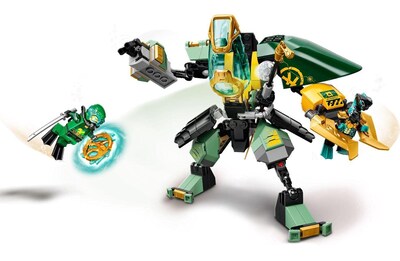 Foto 3 | Kit de Construcción Lego Ninjago Lloyd's Hydro Mech 71750 - Venta Internacional