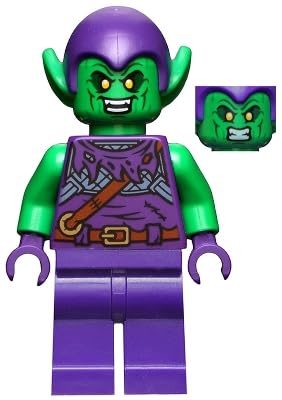 Foto 3 pulgar | Minifigura Lego Marvel Superheroes Green Goblin Con Planeador - Venta Internacional.