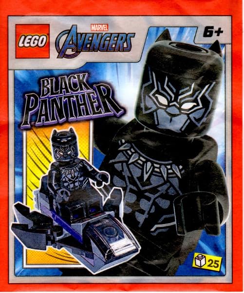 Foto 2 | Minifigura De Juguete Lego Superheroes Black Panther Con Royal Talon Fighter - Venta Internacional.