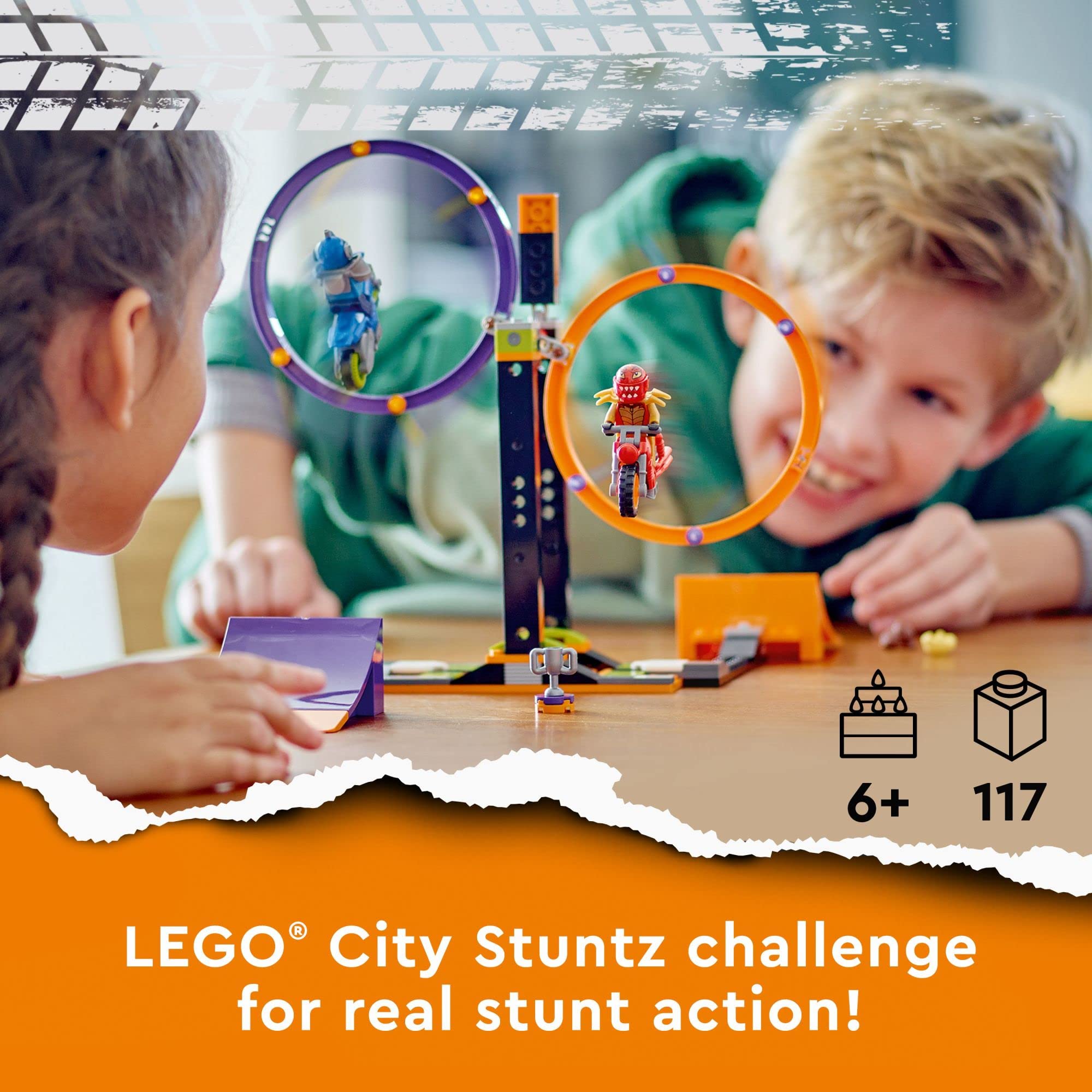 Foto 3 pulgar | Juguete Lego City Stuntz Spinning Stunt Challenge 60360-1 - Venta Internacional