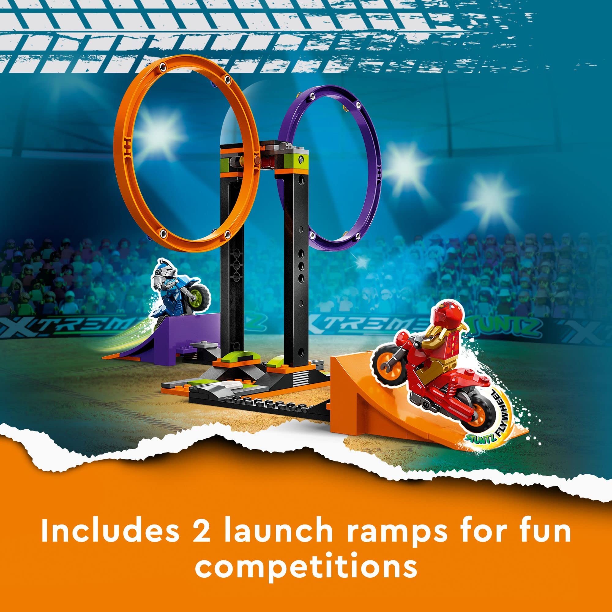 Foto 5 pulgar | Juguete Lego City Stuntz Spinning Stunt Challenge 60360-1 - Venta Internacional