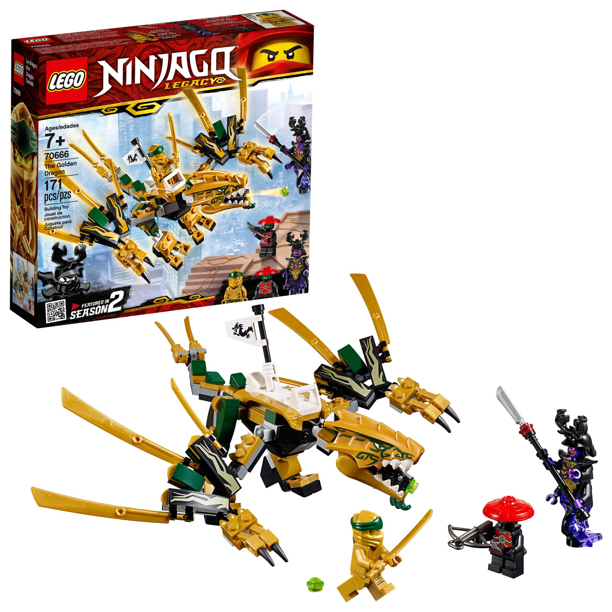 Kit de Construcción Lego Ninjago Legacy Golden Dragon 70666 - Venta Internacional