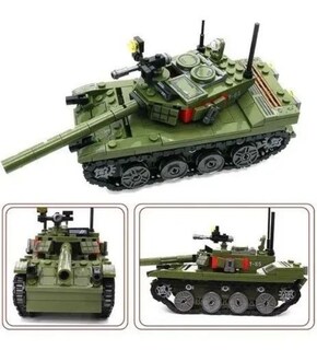 Foto 4 | Bloques de Construcción: Tanque De Juguete 324 Piezas - Venta Internacional