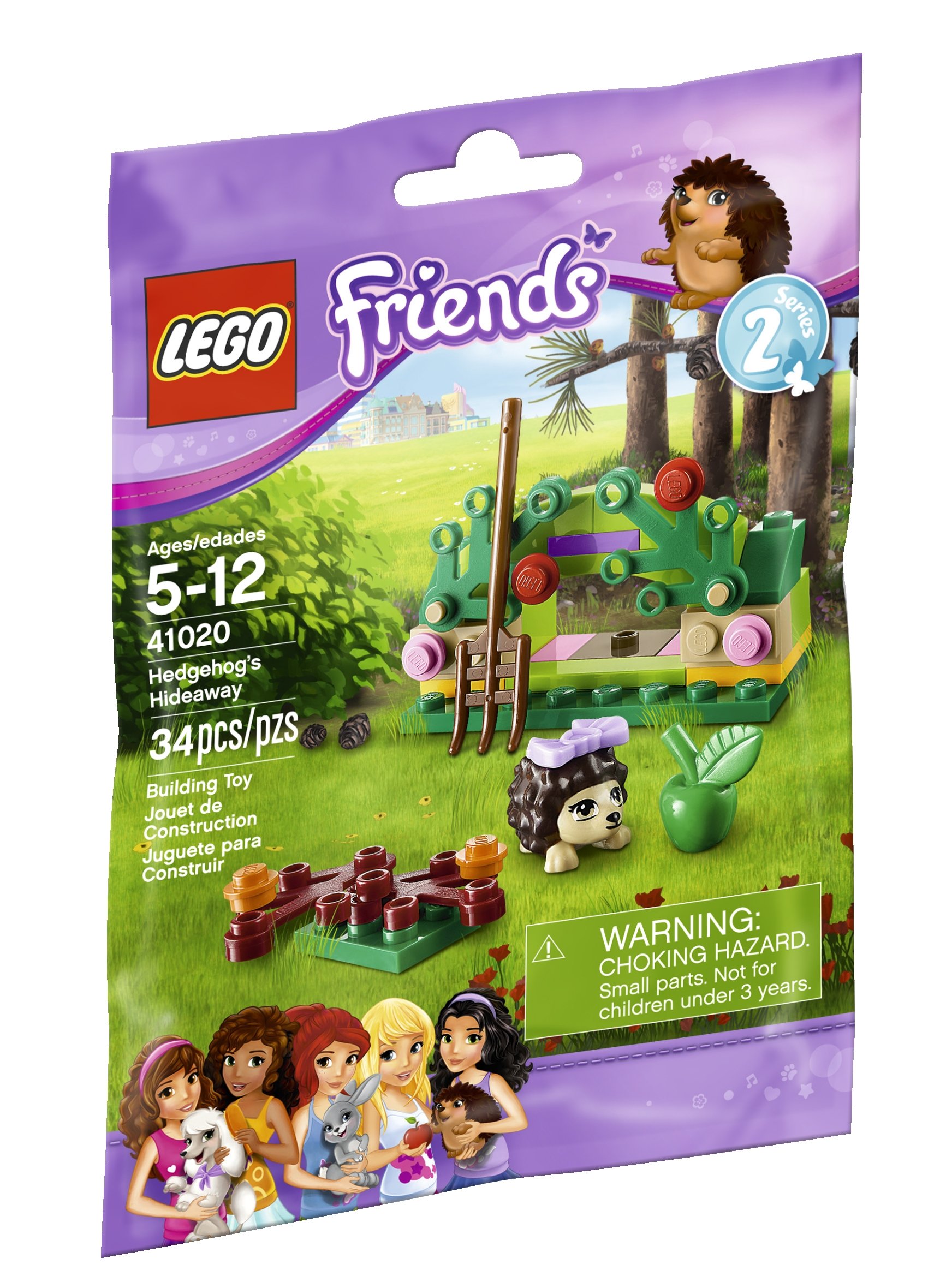 Foto 2 pulgar | Set De Juego Toy Lego Friends Hedgehog Hideaway 41020, 34 Piezas - Venta Internacional.