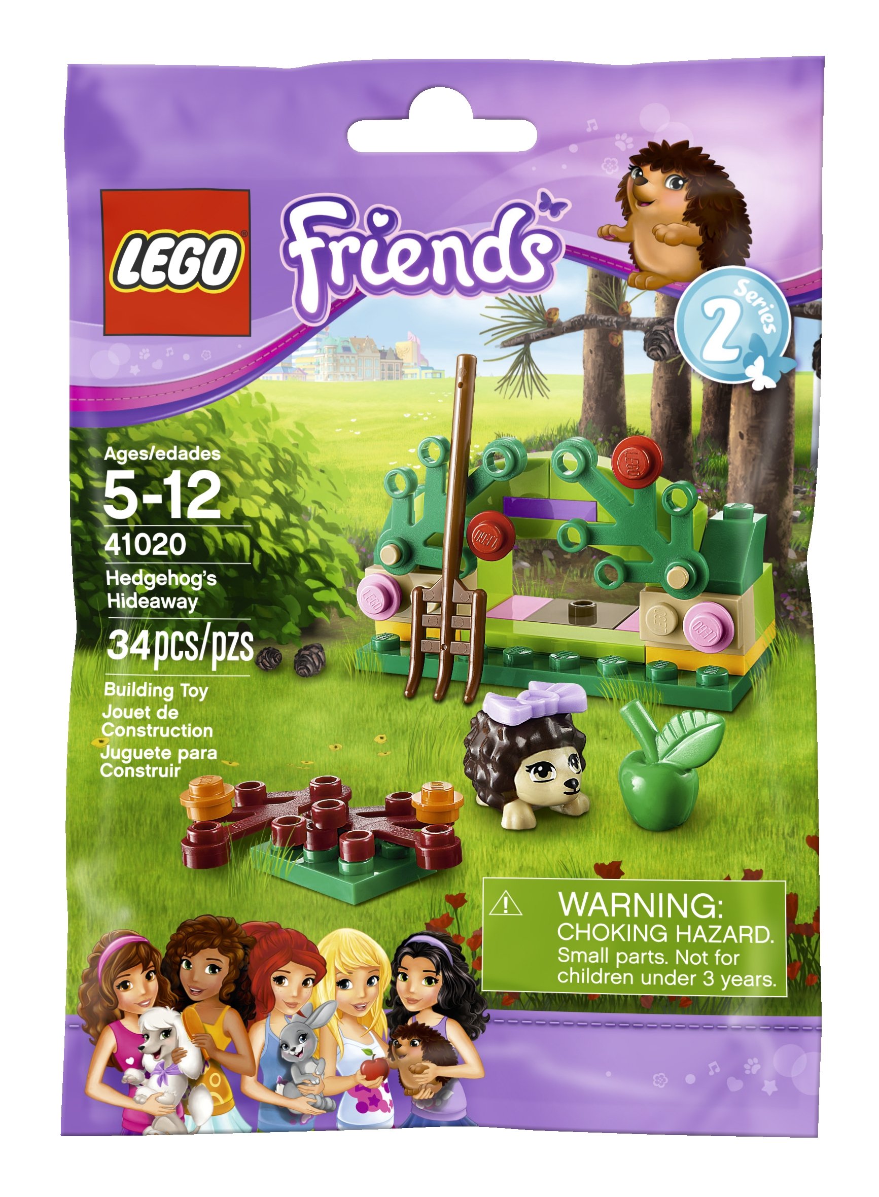 Foto 3 pulgar | Set De Juego Toy Lego Friends Hedgehog Hideaway 41020, 34 Piezas - Venta Internacional.