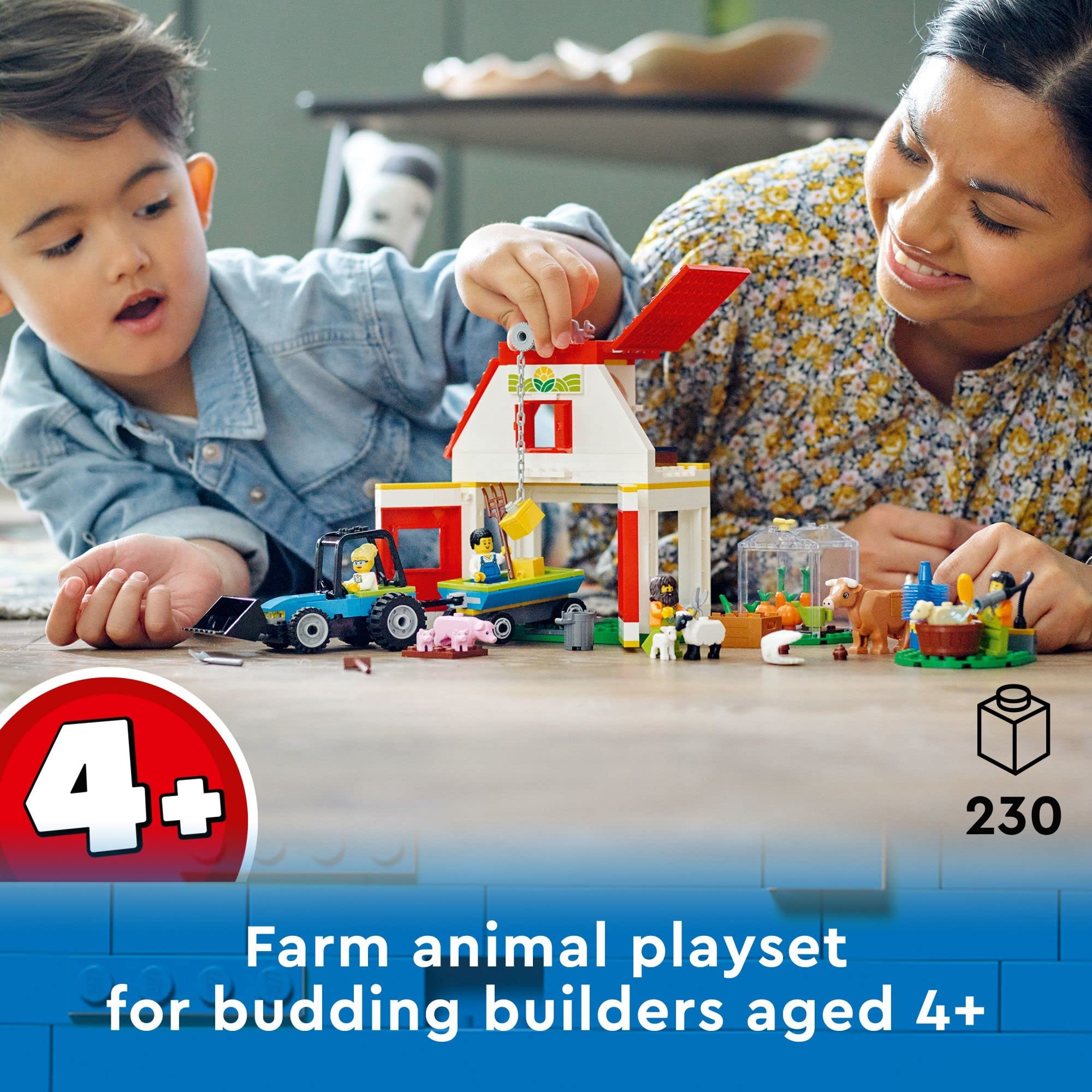 Foto 3 pulgar | Set De Juguetes De Construcción Lego City Barn & Farm Animals 60346 Kids 4+ - Venta Internacional.