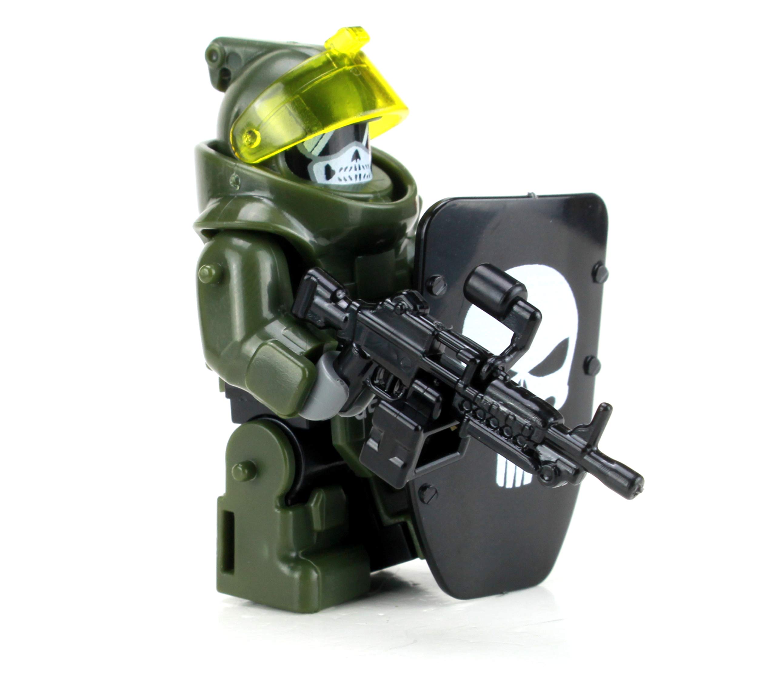 Foto 4 pulgar | Minifigura De Battle Brick Juggernaut Army Assault Soldier, 4 Cm - Venta Internacional.