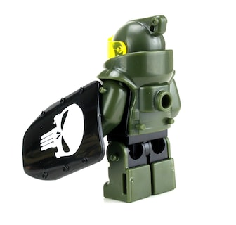 Foto 4 | Minifigura De Battle Brick Juggernaut Army Assault Soldier, 4 Cm - Venta Internacional.