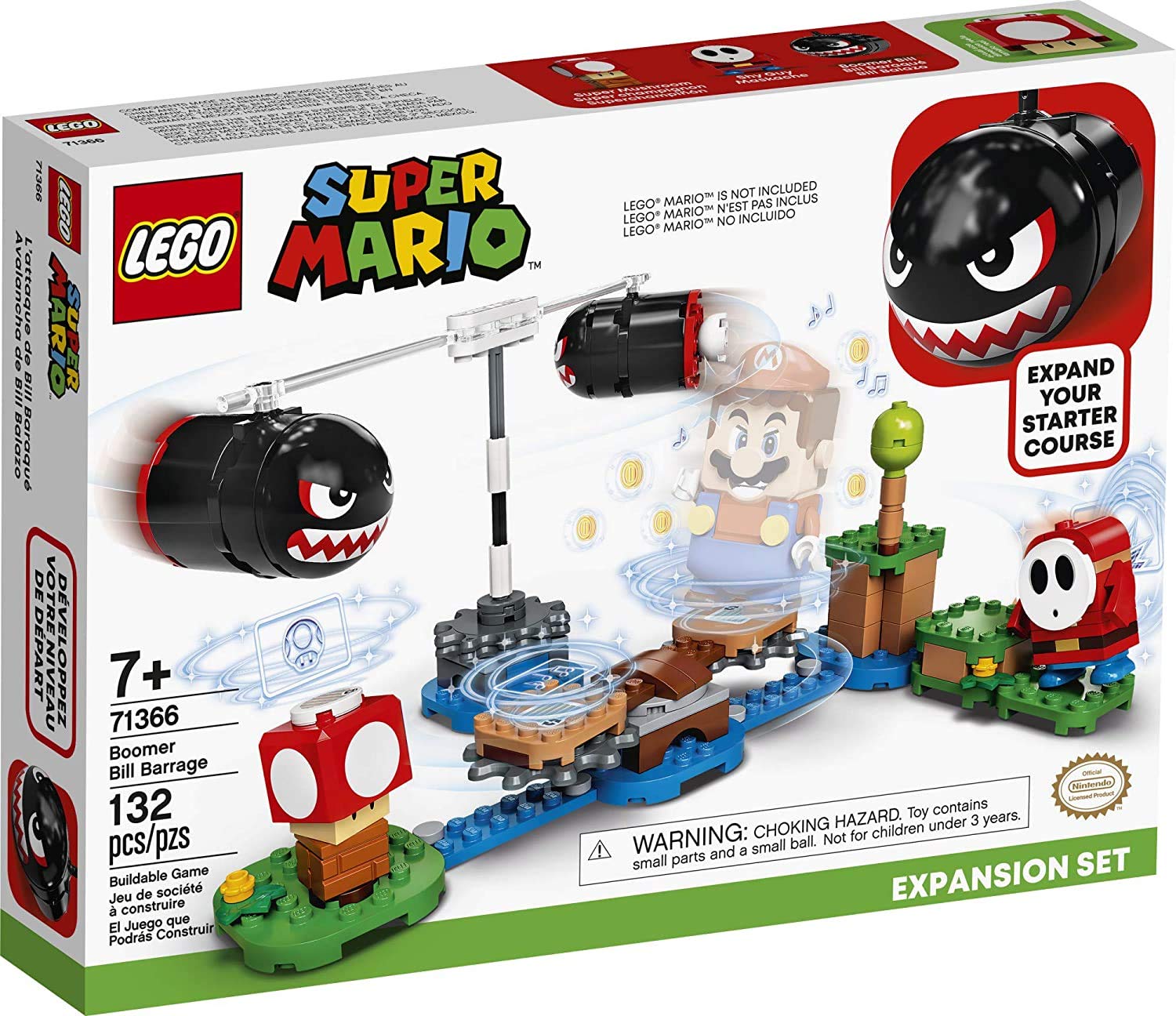 Foto 2 pulgar | Kit De Construcción Lego Super Mario Boomer Bill Barrage 71366 - Venta Internacional.