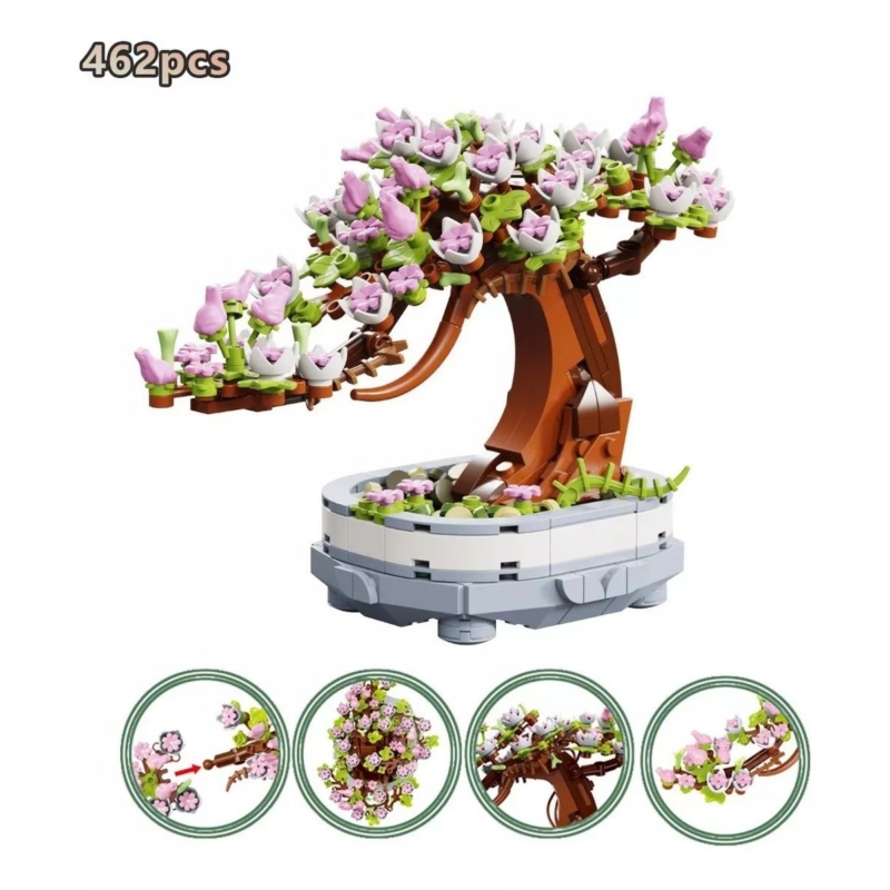 Foto 4 pulgar | Maceta De Bonsái De Juguete Para Lego Compatible Con 462 Piezas - Venta Internacional.
