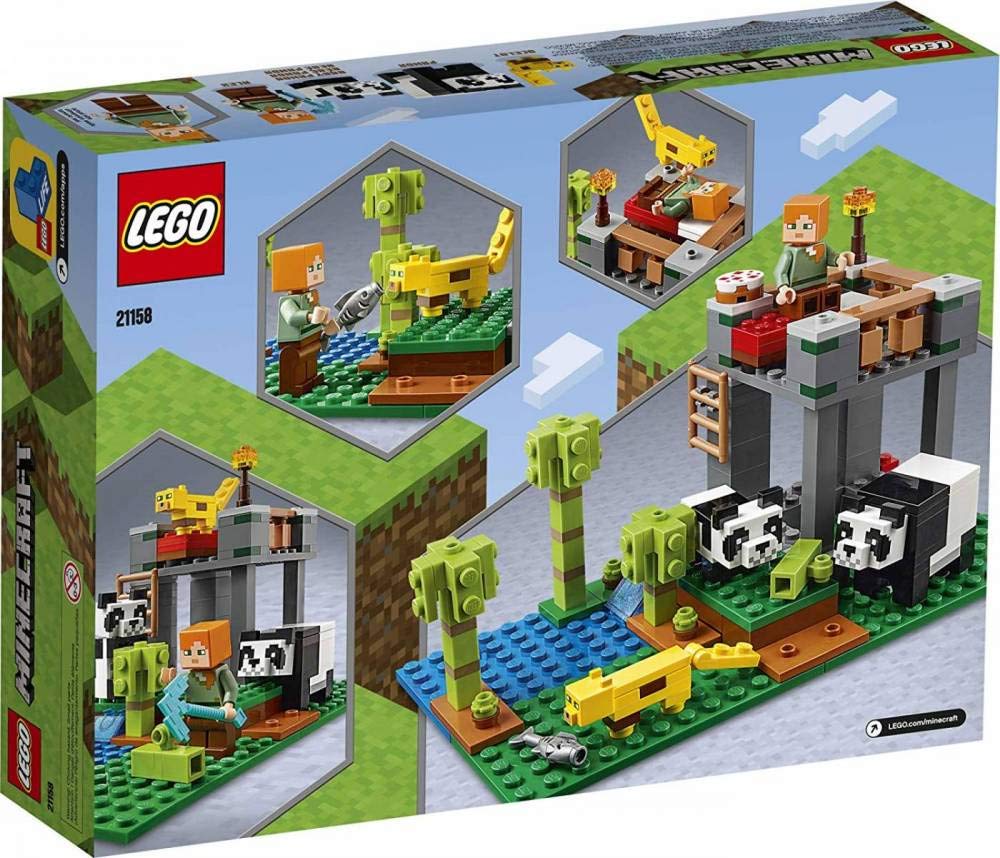Foto 5 | Juguete de Construcción Lego Minecraft The Panda Nursery 21158 - Venta Internacional