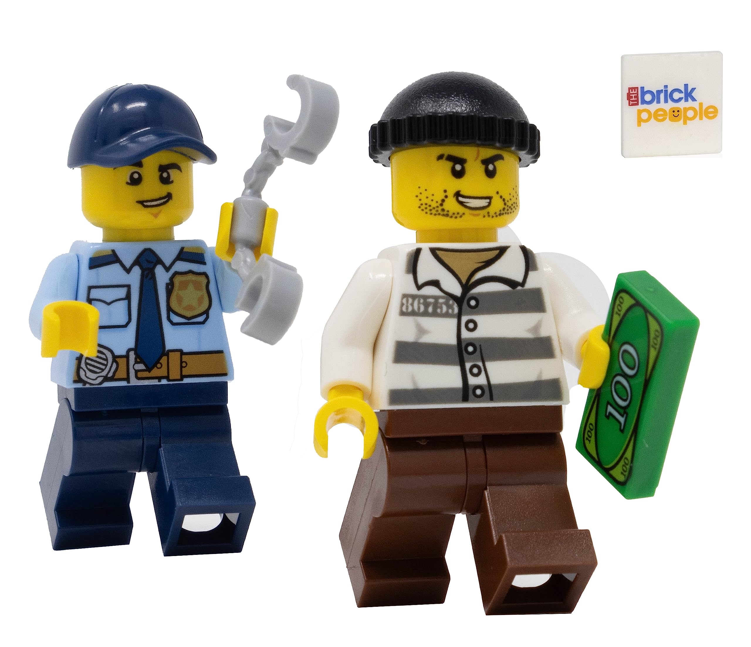 Foto 2 pulgar | Minifigura Lego City: Oficial De Policía Persiguiendo A Un Ladrón - Venta Internacional