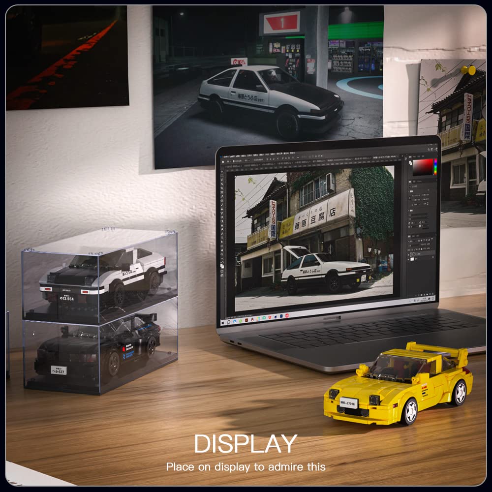 Foto 4 | Bloques de Construcción King Initial D Rx-7 Mazda con Vitrina - Venta Internacional