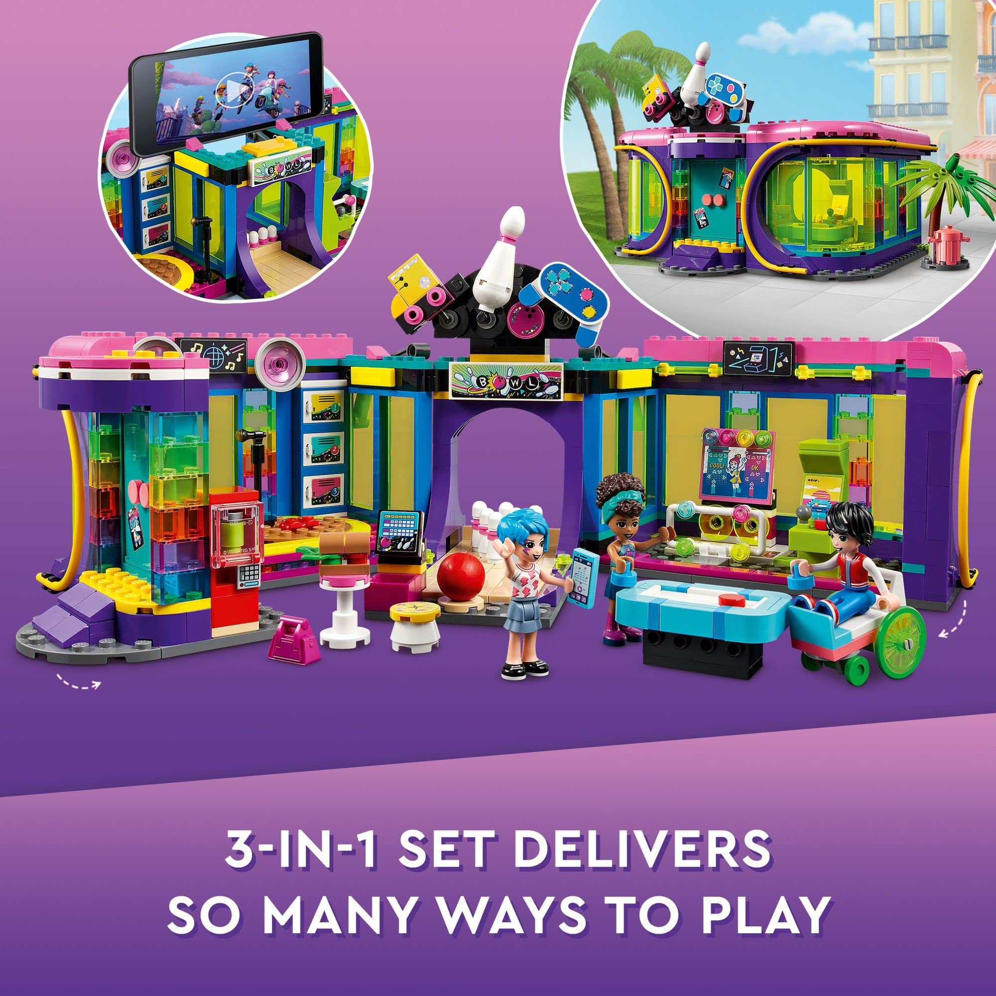 Foto 4 pulgar | Set de Juguetes Lego Friends Roller Disco Arcade 41708 con Minimuñeca - Venta Internacional